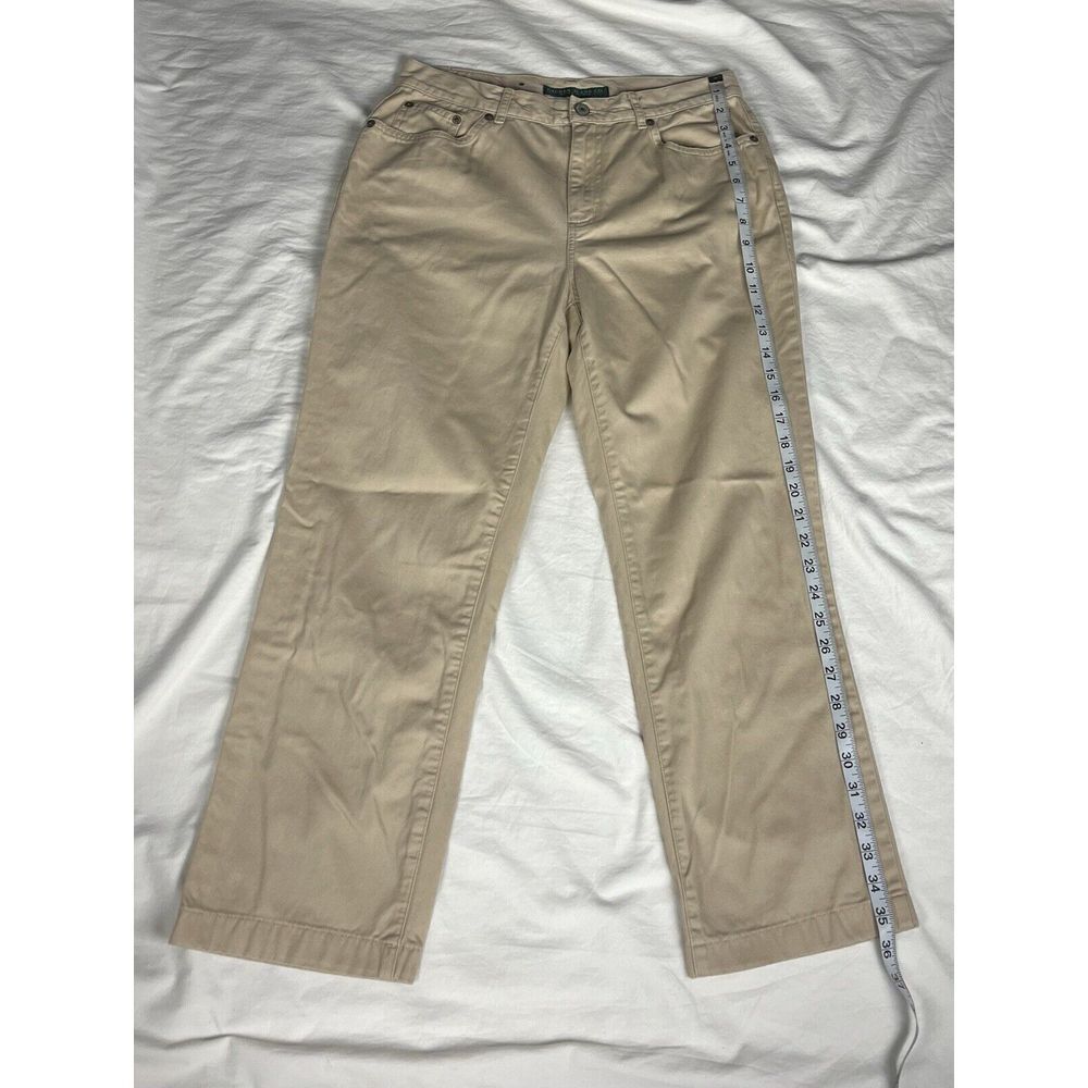 Lauren Jeans Co. Ralph Lauren Authentic Denim Outfitters Women's Pants Size 6 - Picture 3 of 11